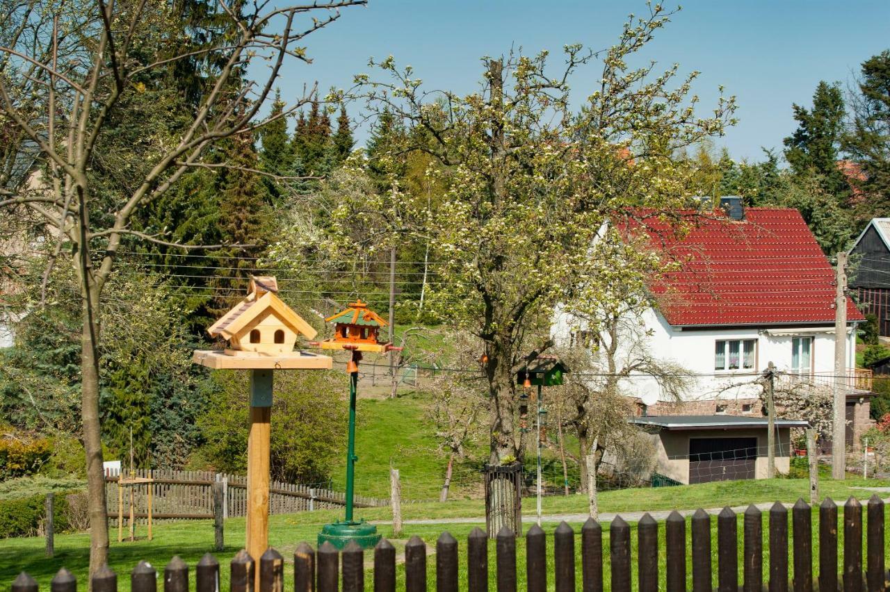 Dreiseitenhof Ferienwohnung Kuenzel Tharandt Bagian luar foto