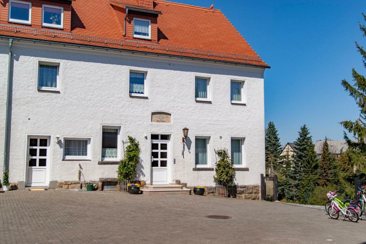 Dreiseitenhof Ferienwohnung Kuenzel Tharandt Bagian luar foto